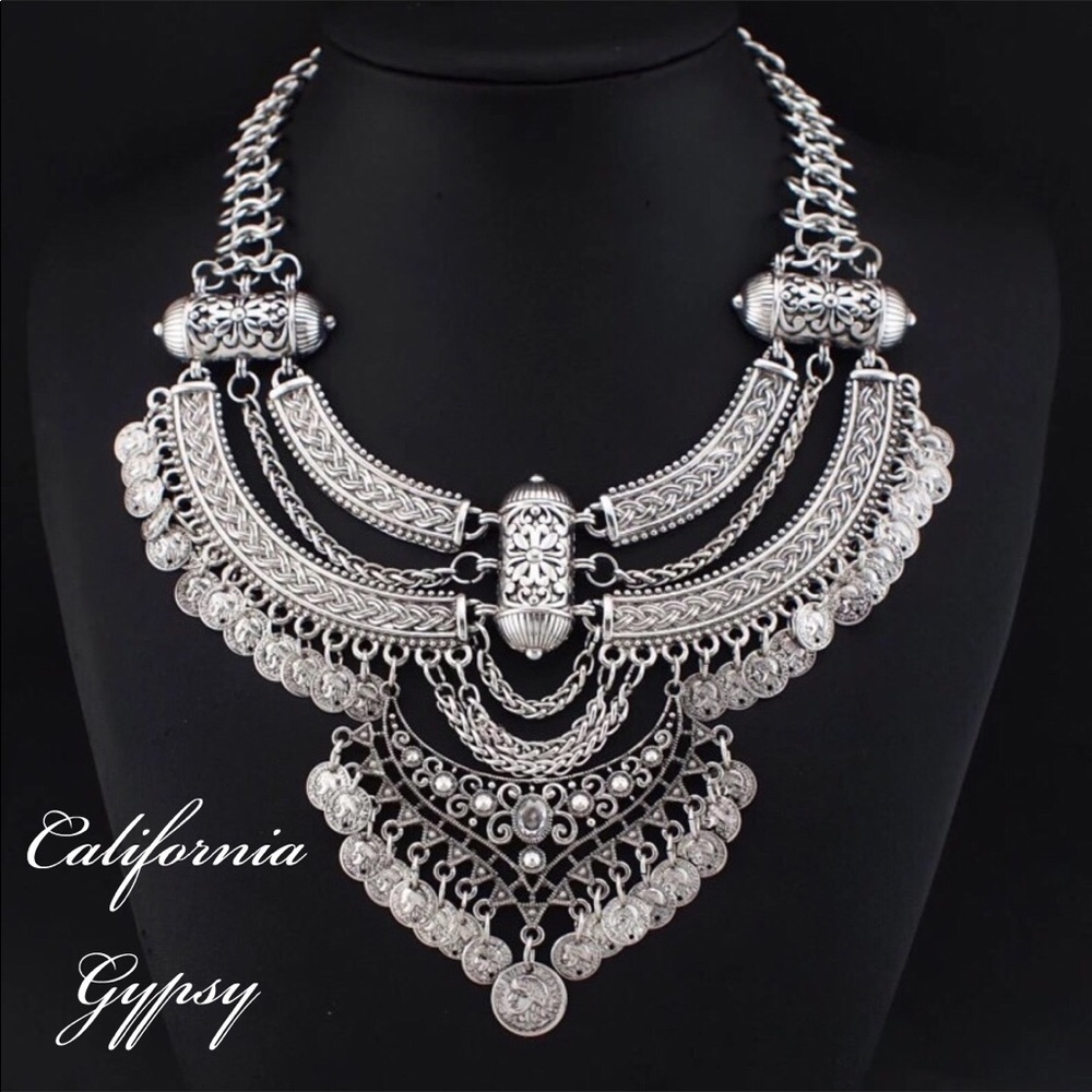Boho Gypsy Silver Statement - Picture 4 of 6